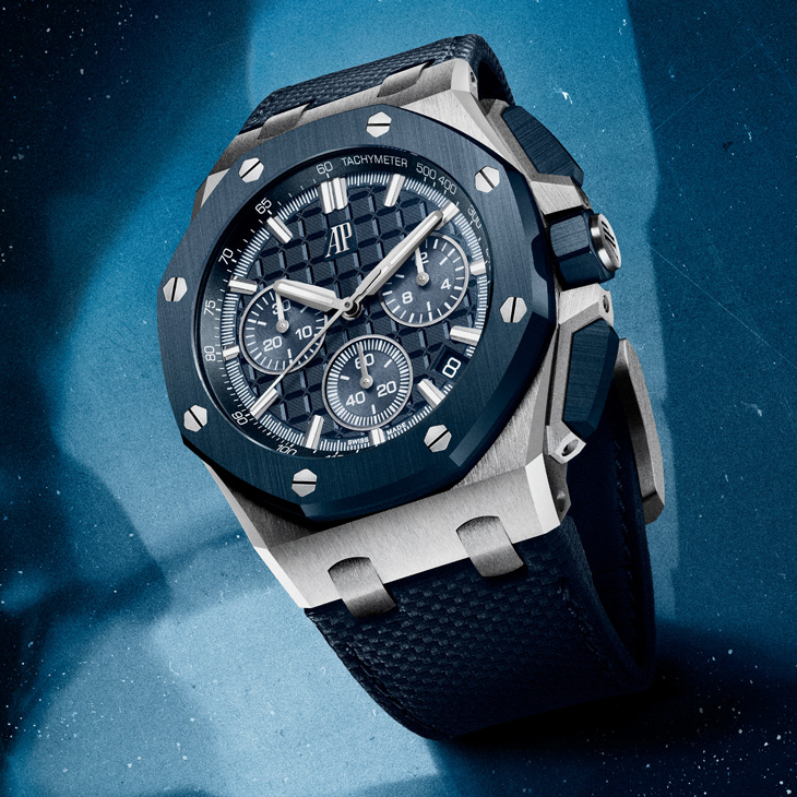 AUDEMARS PIGUET - ROYAL OAK - 26674SG.OO.1320SG.01 - 全新自動上鍊萬年曆機芯7138、「雲夜藍50」陶瓷新色，Audemars Piguet愛彼150年週年話題新作強勢連發