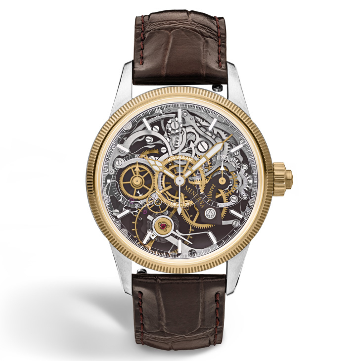 MONTBLANC - 1858 - 134281 - 以盡賞機芯為首務,MONTBLANC 1858系列Unveiled Minerva計時腕錶限量版100