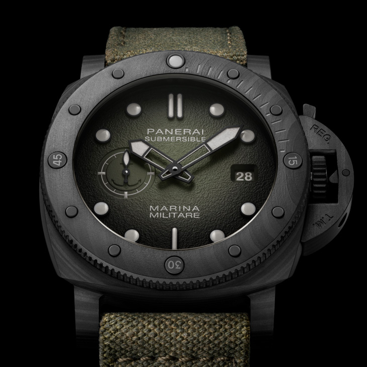 PANERAI - SUBMERSIBLE - PAM01697 - 軍事本色，與義大利海軍航空隊同行｜PANERAI Submersible Marina Militare系列PAM01697、PAM01698