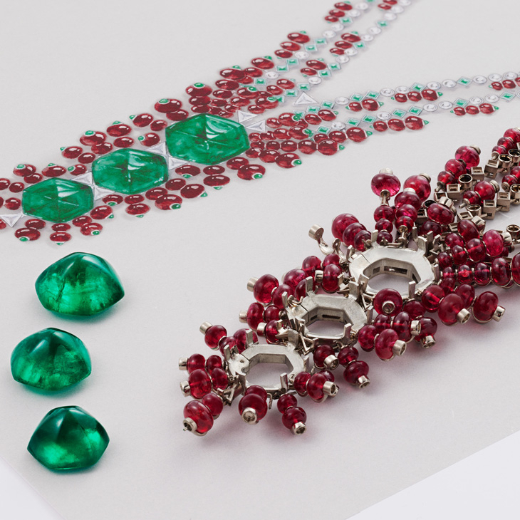 CARTIER - TRESSAGE - HPI01690 - 自然藝境,Cartier 2025年頂級珠寶展