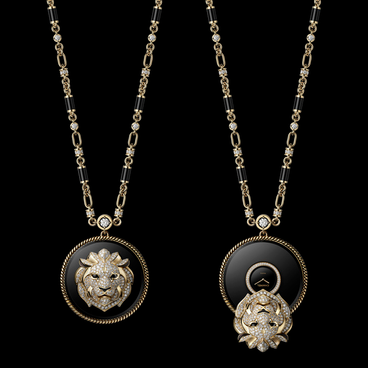 CHANEL - 高級鐘錶 - （Diamonds Astroclock座鐘） - 以獅形雕塑守護時間｜CHANEL The Lion of Mademoiselle系列時計