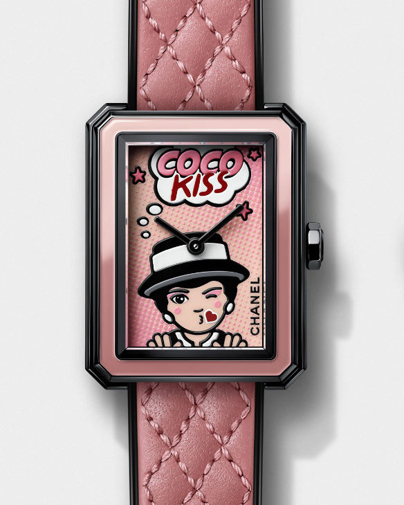 CHANEL - BOY·FRIEND - （Boy·Friend Blush腕錶） - 全面黑&粉，注入彩妝靈魂的CHANEL BLUSH限定腕錶系列