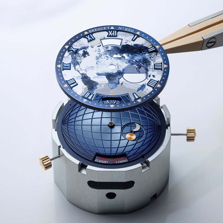 BREGUET - MARINE - 5555BH/YS/9WV - 俯瞰夜裡燈火：寶璣250周年紀念腕錶第五章， Marine Hora Mundi 5555腕錶