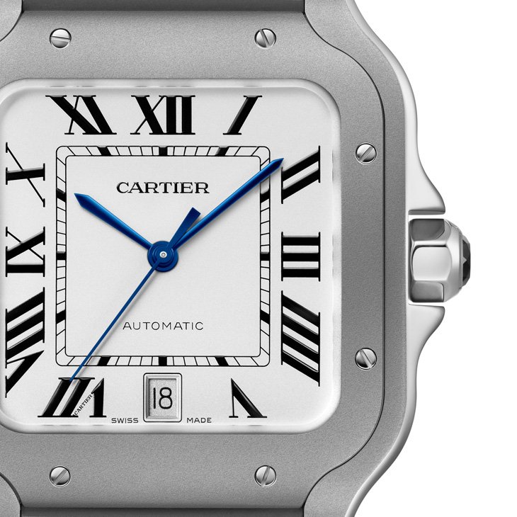 CARTIER - SANTOS DE CARITER - WSSA0089 - 微噴砂鈦金屬錶殼、導入夜光效果｜Santos de Cartier大型款2025年新作