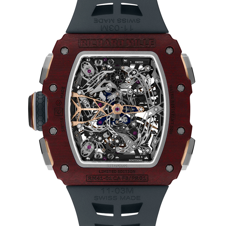 RICHARD MILLE - LIMITED EDITION - RM41-01 - 精準掌握足球賽事攻防節奏|Richard Mille RM41-01足球陀飛輪腕錶