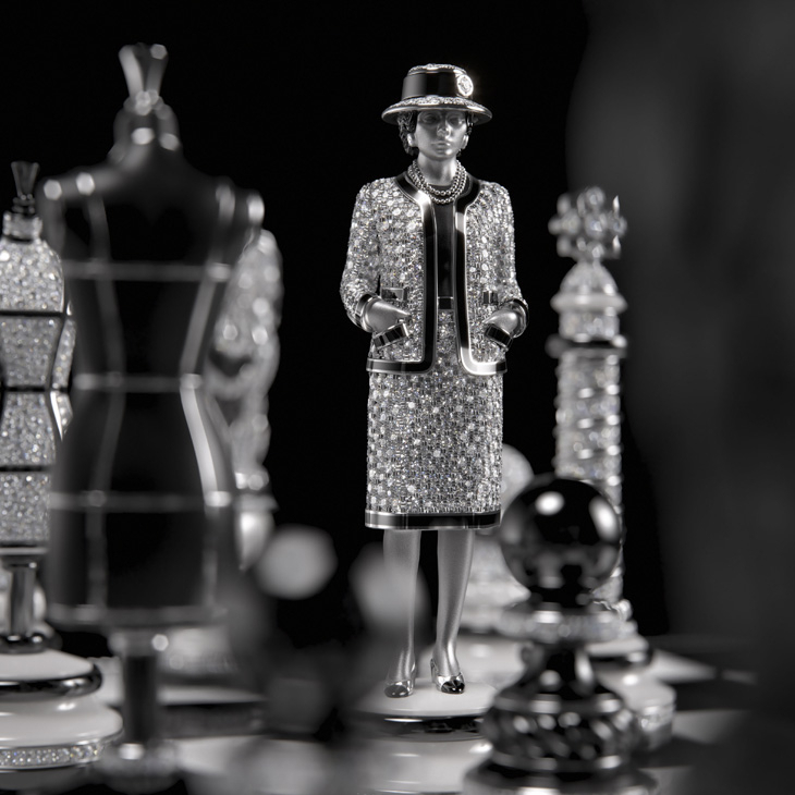 CHANEL - J12 - (J12 鑽石陀飛輪 Caliber 5) - 黑白對比,鑽石燦耀|CHANEL高級製錶2026新作關鍵解析