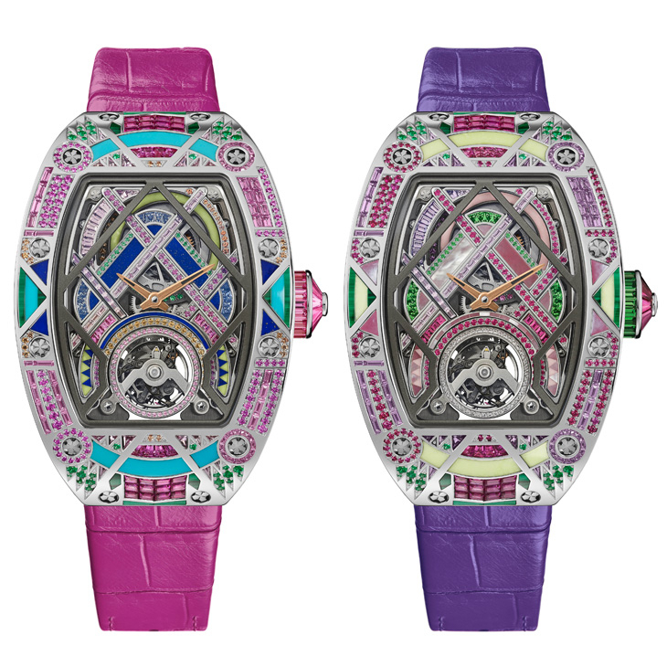 RICHARD MILLE - WOMEN - RM HJ-02 - 動態彩虹流光乍現，珠寶與機械的極致結合｜RICHARD MILLE RM HJ-02自動上鍊陀飛輪鏤空腕錶 