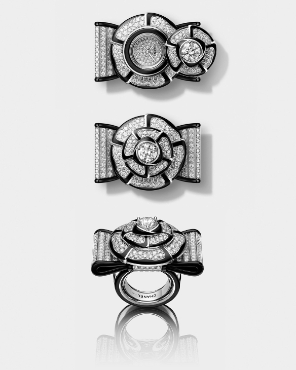CHANEL - 高級鐘錶 - （NŒUD DE CAMÉLIA手環錶） -  從那些年的生活靈感，到跨越時代的風格符碼｜CHANEL高級製錶的蝴蝶結、山茶花與獅子