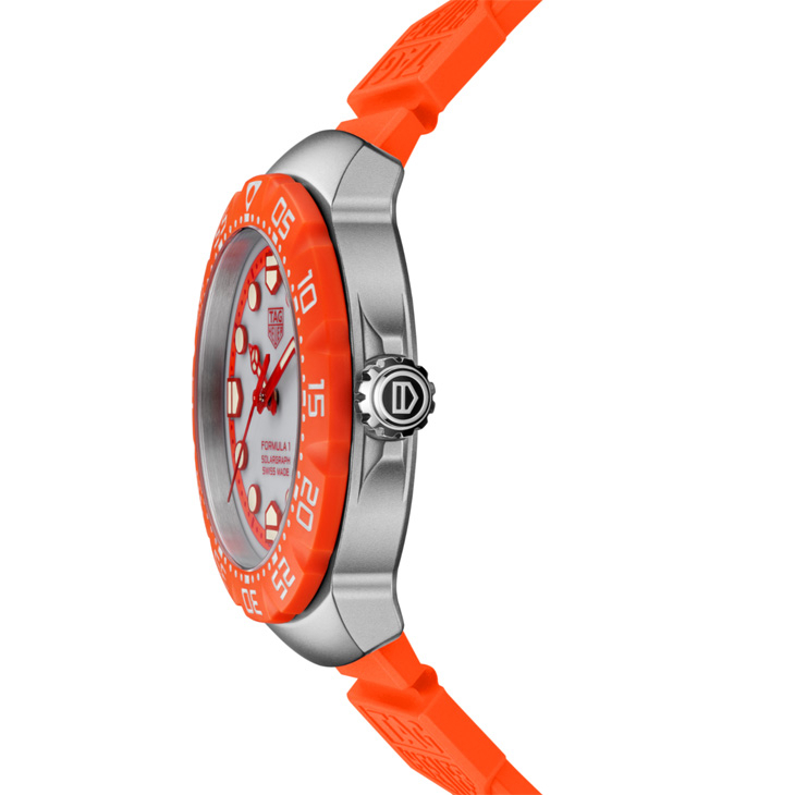 TAG HEUER - FORMULA 1 - WBY111L.BA0042 - 荷蘭橘,見證F1荷蘭大獎賽最終回|TAG Heuer Formula 1 Solargraph腕錶焰橘限量款