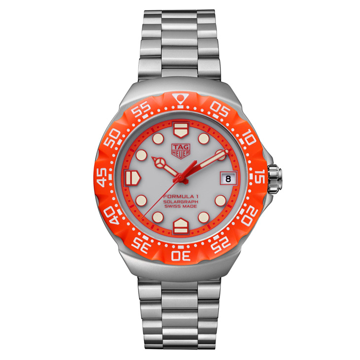 TAG HEUER - FORMULA 1 - WBY111L.BA0042 - 荷蘭橘,見證F1荷蘭大獎賽最終回|TAG Heuer Formula 1 Solargraph腕錶焰橘限量款