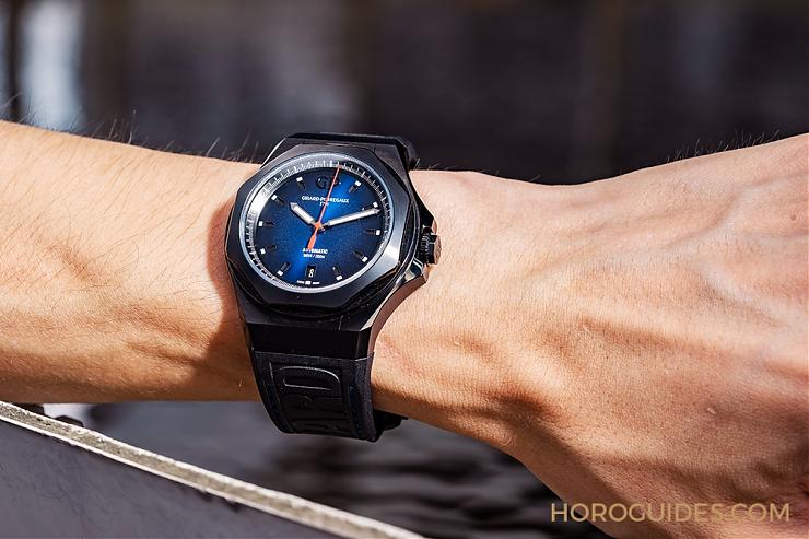 GIRARD-PERREGAUX - LAUREATO - 81060-21-491-FH6A - 新世代的桂冠,GP Laureato Absolute腕錶三重奏