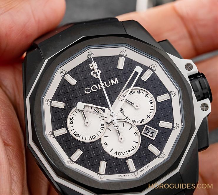 CORUM - ADMIRAL - A132/03876 - 現代海軍風範,Admiral AC-One三眼計時腕錶的細膩豪情