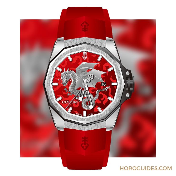 CORUM - ADMIRAL - (雄獅圖騰腕錶) - 海軍上將化身中世紀異獸,冰火鐵粉豈能不追