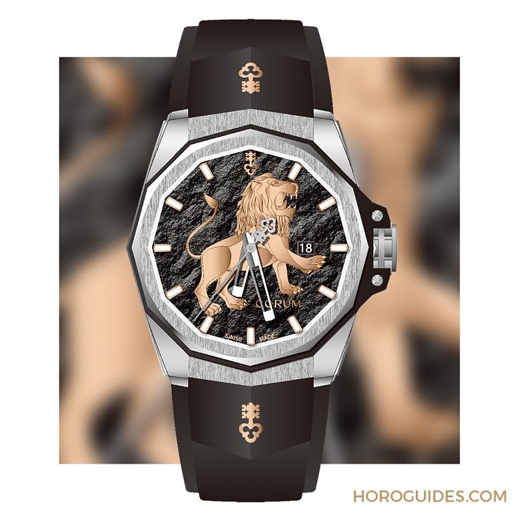 CORUM - ADMIRAL - (雄獅圖騰腕錶) - 海軍上將化身中世紀異獸,冰火鐵粉豈能不追