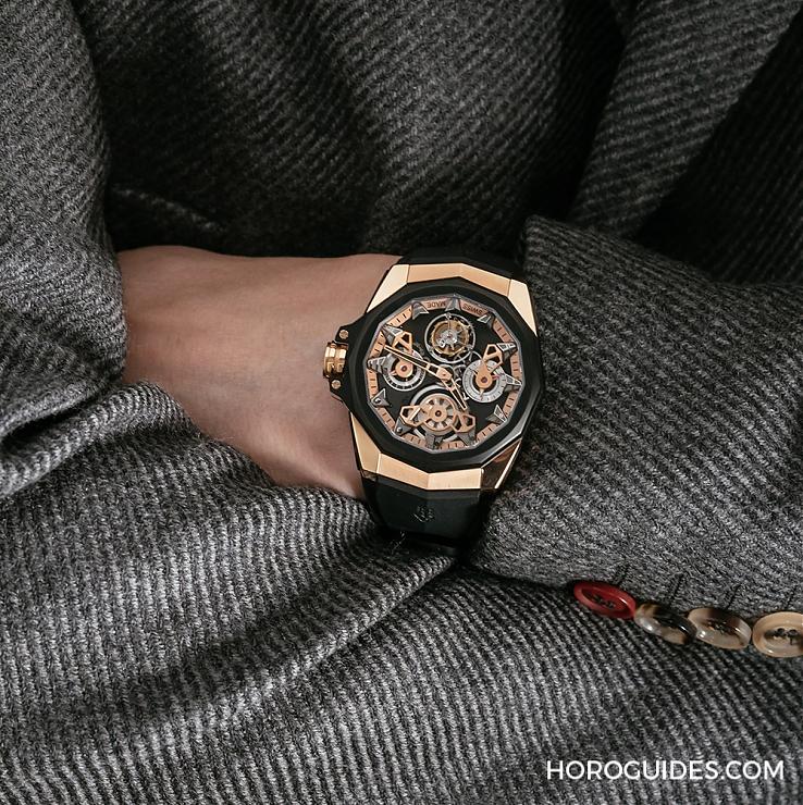 CORUM - ADMIRAL - A298/03901-298.100.86/F249AD10 - 奢華運動感 ! Corum海軍上將系列AC-One鏤空腕錶