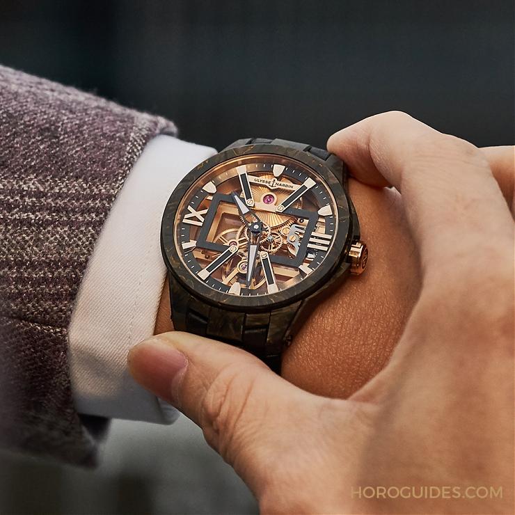 ULYSSE NARDIN - EXECUTIVE - 3715-260/CARB - 看透錶盤,也看透時間奧秘|雅典錶Skeleton X鏤空錶