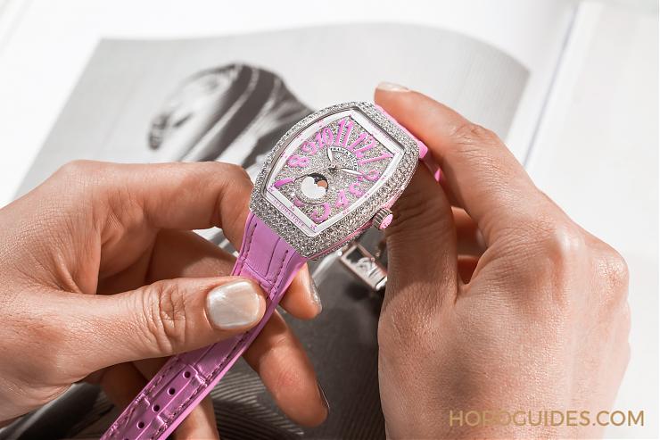 FRANCK MULLER - 不許妳只是一般般|Franck Muller Vanguard Lady Moonphase的剛柔並濟