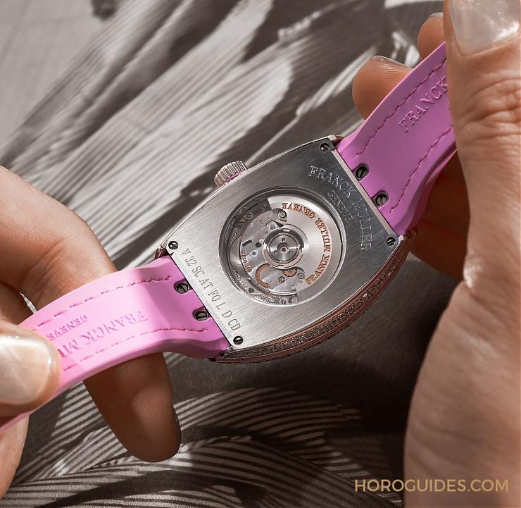 FRANCK MULLER - VANGUARD - V 32 SC AT FO L DIR D CD AC - 不許妳只是一般般｜Franck Muller Vanguard Lady Moonphase的剛柔並濟