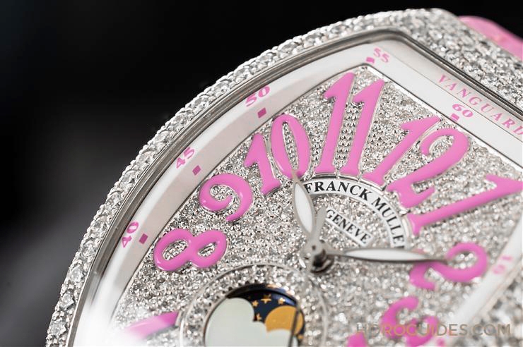 FRANCK MULLER - VANGUARD - V 32 SC AT FO L DIR D CD AC - 不許妳只是一般般|Franck Muller Vanguard Lady Moonphase的剛柔並濟