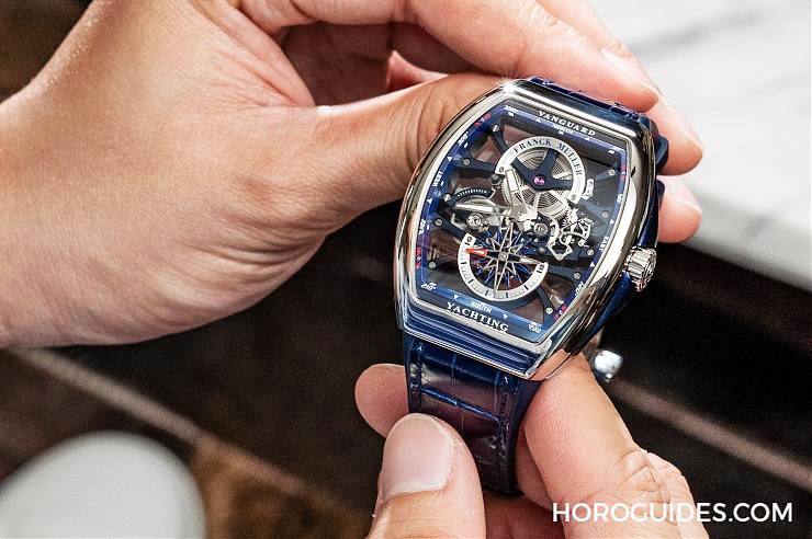 FRANCK MULLER - YACHTING - V 45 S6 SQT ANCRE YACHT AC (BL) - 隨心所遇,自在由你|和天文時創一起感受Franck Muller的不羈靈魂