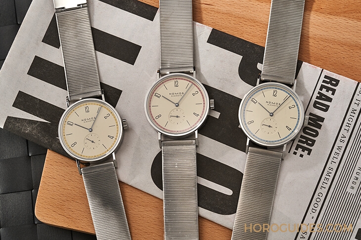 NOMOS - 簡單的生活態度,就從手上的錶開始。NOMOS Tangomat百年包浩斯紀念錶