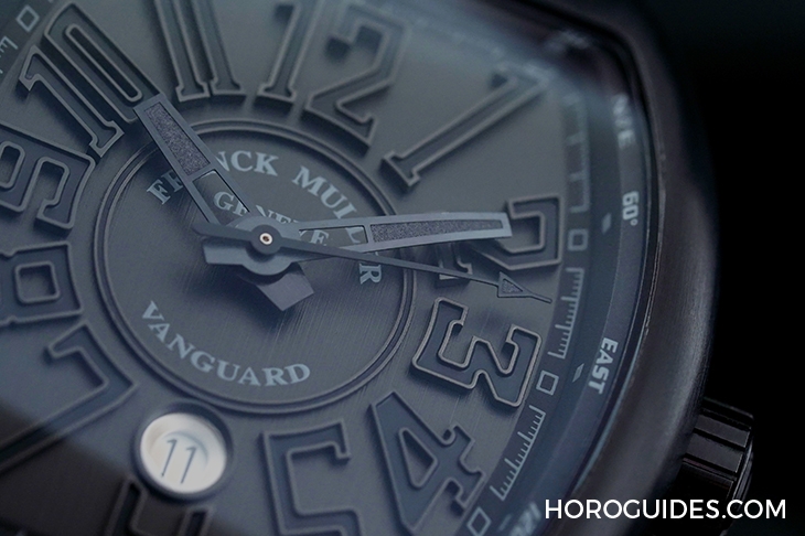 FRANCK MULLER - VANGUARD - V 45 SC DT - 硬派玩家才懂的全黑魅力｜FRANCK MULLER Vanguard大三針日曆錶