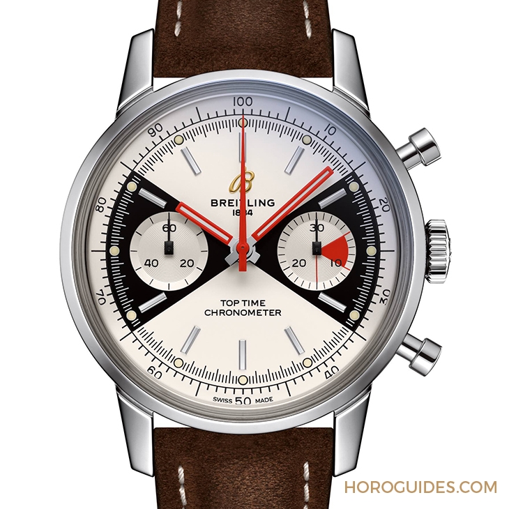 BREITLING - PREMIER - A23310121G1X1 - 藏家必愛!少見的Zorro錶盤|百年靈Top Time計時碼錶