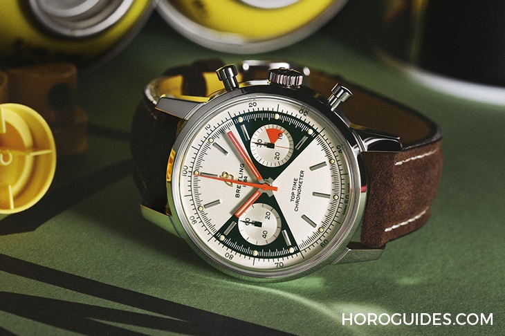 BREITLING - PREMIER - A23310121G1X1 - 藏家必愛!少見的Zorro錶盤|百年靈Top Time計時碼錶