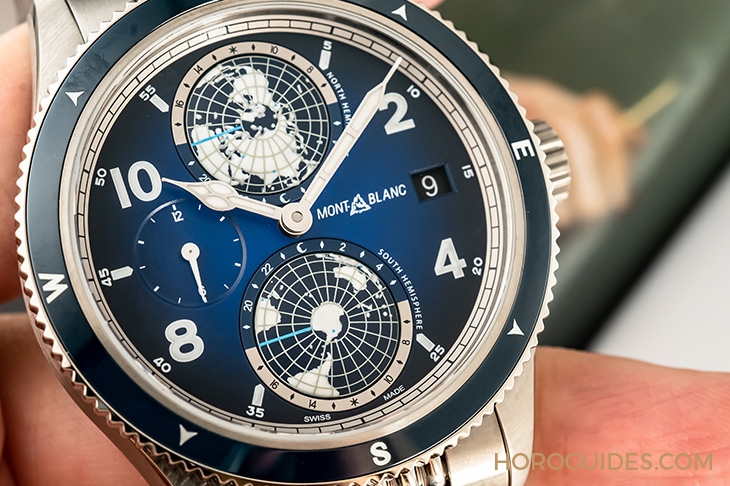 MONTBLANC - 1858 - 125567 - 冷光、冰藍與專業:風格型男工具錶 三大標配|萬寶龍1858 Geosphere腕錶