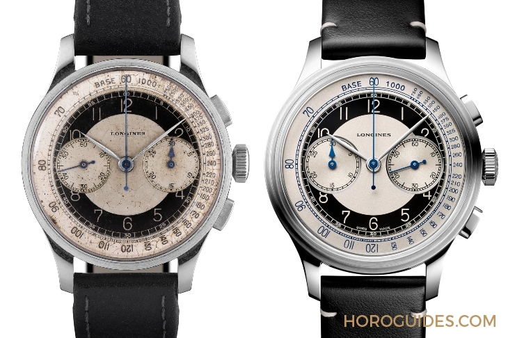 LONGINES - HERITAGE - L2.830.4.93.0 - 「沒有」日期窗的原版復刻:浪琴Heritage Classic Tuxedo復刻錶
