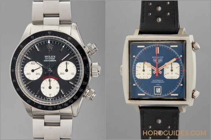 ROLEX - 車手的對決:Phillips富藝斯公布Paul Newman的Daytona,以及Steve McQueen的Monacos