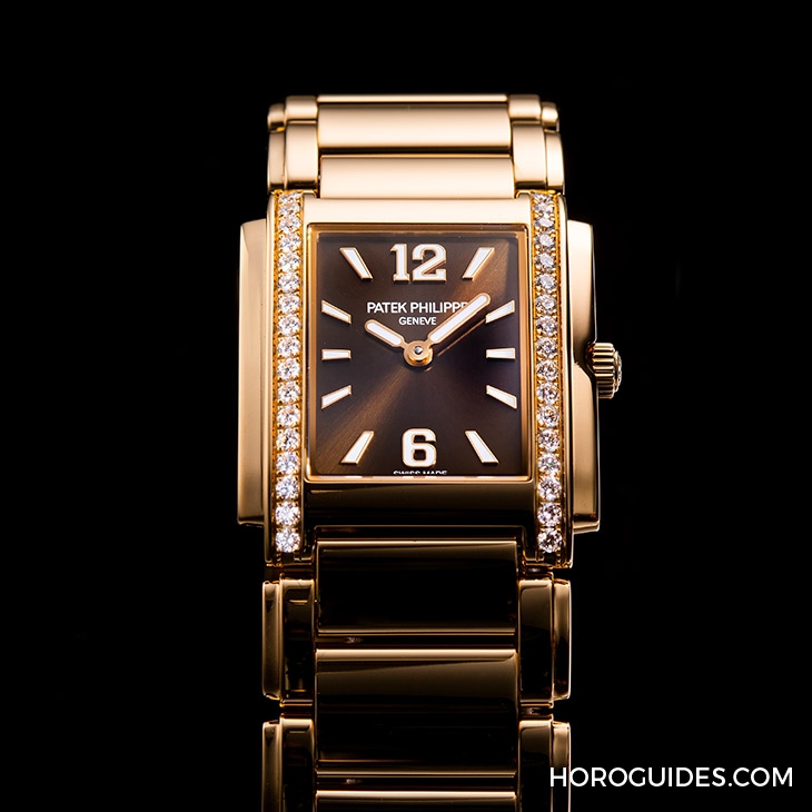 PATEK PHILIPPE - TWENTY~4 - 4910/1201R-001 - 腕上的金箔Chocolate|PATEK PHILIPPE Twenty~4鑲鑽女錶