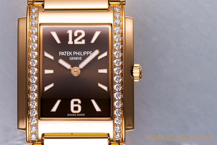 PATEK PHILIPPE - TWENTY~4 - 4910/1201R-001 - 腕上的金箔Chocolate|PATEK PHILIPPE Twenty~4鑲鑽女錶