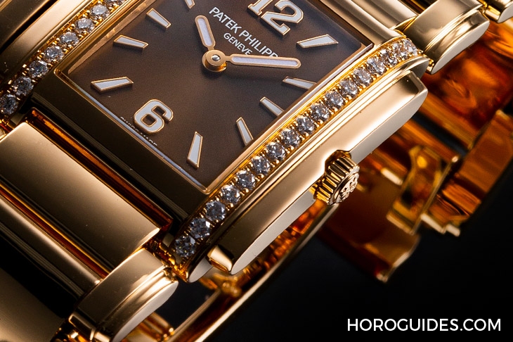 PATEK PHILIPPE - TWENTY~4 - 4910/1201R-001 - 腕上的金箔Chocolate|PATEK PHILIPPE Twenty~4鑲鑽女錶