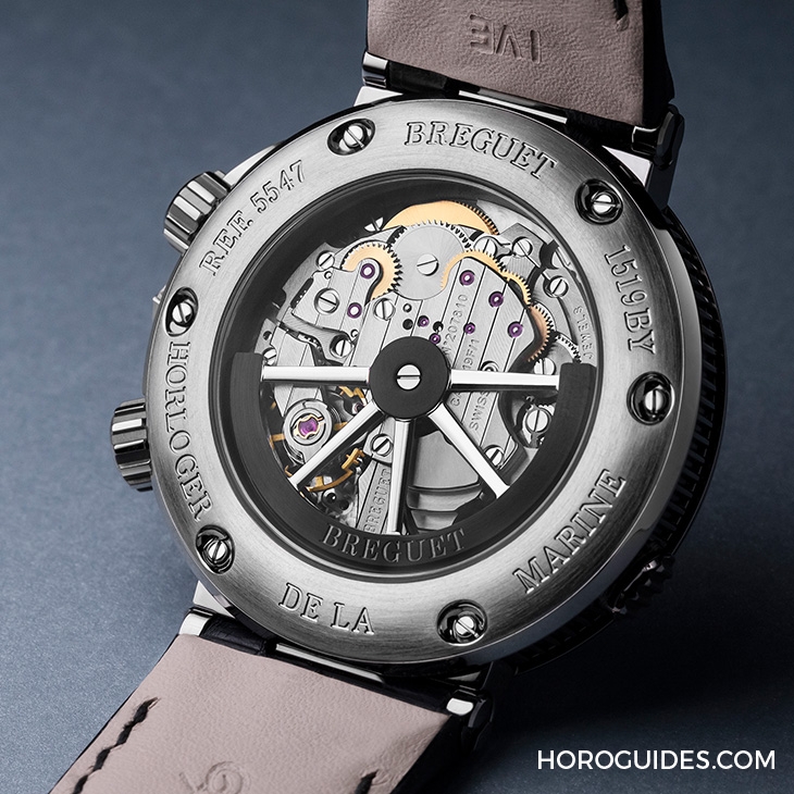 BREGUET - MARINE - 5517TI/Y1/5ZU - 寶璣Marine航海系列 推出鈦金屬藍與玫瑰金暖棕新色