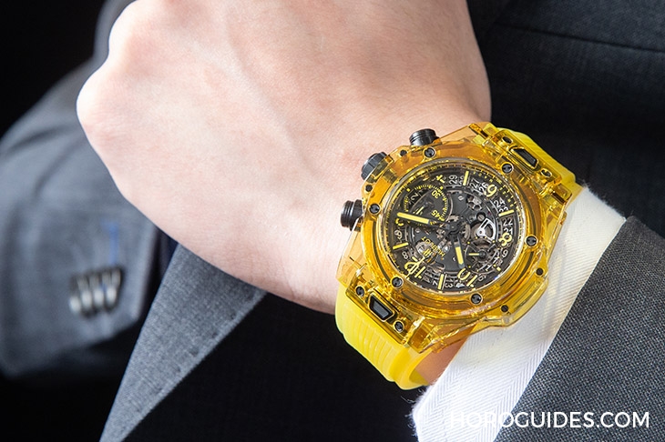 HUBLOT - SPIRIT OF BIG BANG - 642.JG.0190.RT - 四個關鍵字,解答HUBLOT宇舶藍寶石腕錶的強勢技術