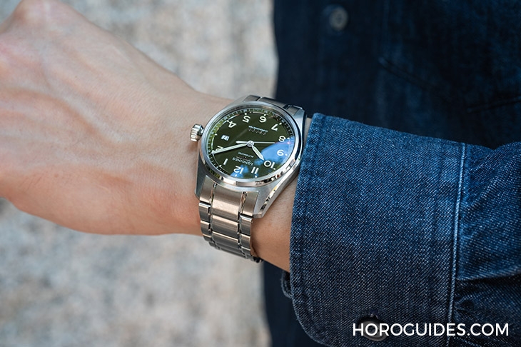 LONGINES - SPIRIT - L3.811.4.03.2 - 披上軍綠、遊走城市，我們都是先行者｜浪琴表Spirit系列全新綠面
