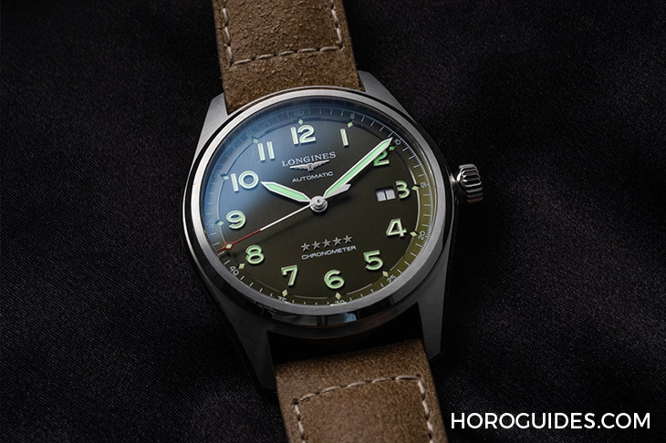 LONGINES - SPIRIT - L3.811.4.03.2 - 披上軍綠、遊走城市,我們都是先行者|浪琴表Spirit系列全新綠面