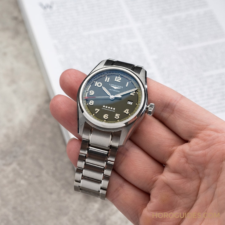 LONGINES - SPIRIT - L3.810.4.03.6 - 想要自由、更愛帥氣?浪琴表先行者系列LONGINES Spirit Green