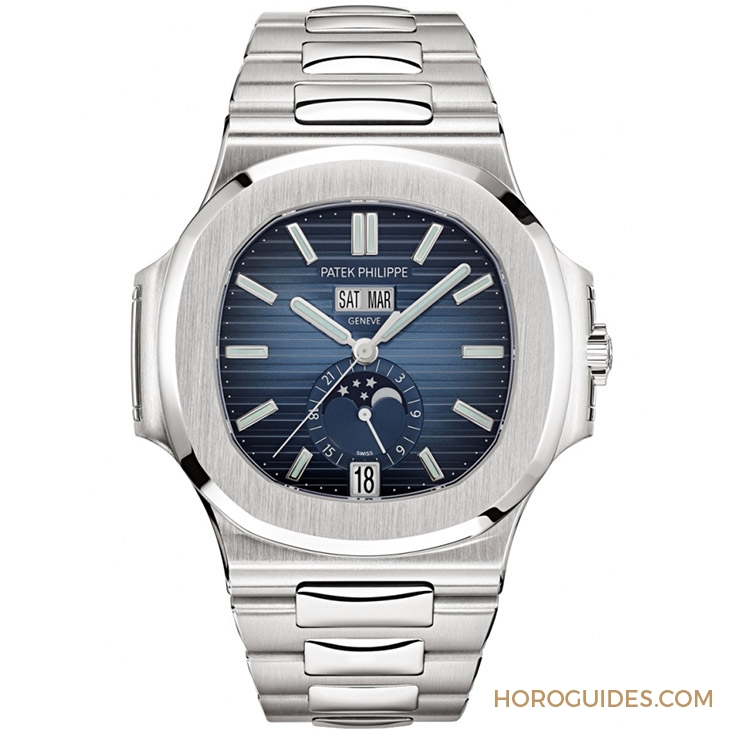 PATEK PHILIPPE - NAUTILUS - 5726/1A-014 - 百達翡麗Nautilus二選一：5712 動儲月相 vs 5726年曆