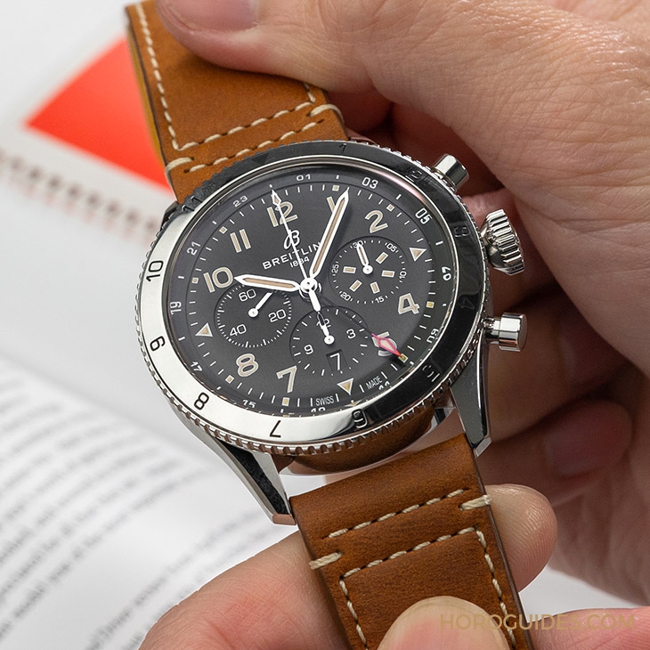 BREITLING - Classic AVI - AB04452A1L1X1 - 立志飛翔的魅力，百年靈就是知道｜Super AVI航空計時碼錶戰機特別版