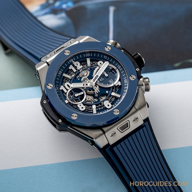 HUBLOT - BIG BANG - 441.NL.5171.RX - 新世代藍調混搭風，手腕上最有型的一款｜HUBLOT Big Bang Unico計時碼錶