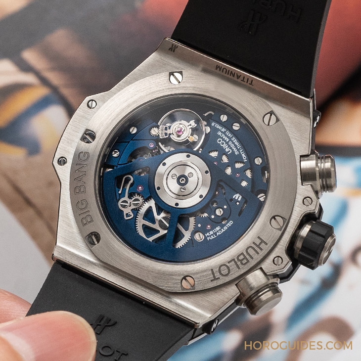 HUBLOT - BIG BANG - 441.NL.5171.RX - 新世代藍調混搭風，手腕上最有型的一款｜HUBLOT Big Bang Unico計時碼錶