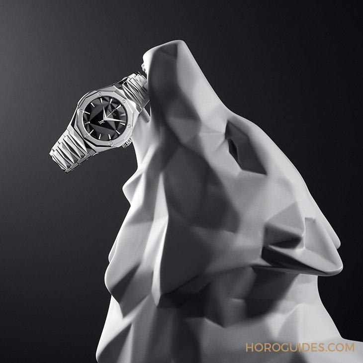 HUBLOT - CLASSIC FUSION - 550.NS.2200.NS.ORL22 - 年度最撩人鍊帶!不僅帥、還很閃耀的HUBLOT經典融合系列Orlinski鍊帶錶