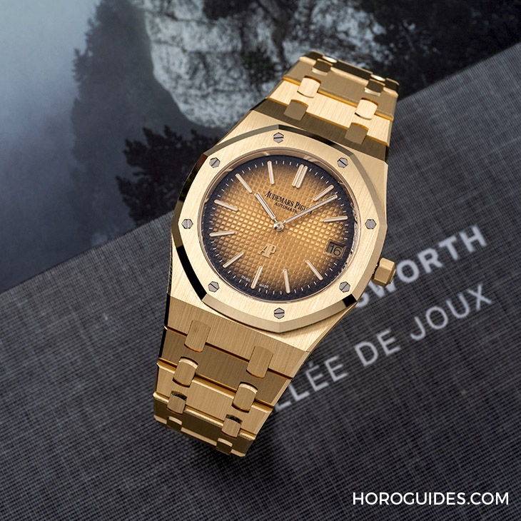 AUDEMARS PIGUET - ROYAL OAK - 16202ST.OO.1240ST.01 - 錶界Icon:細說愛彼Tapisserie格紋裝飾