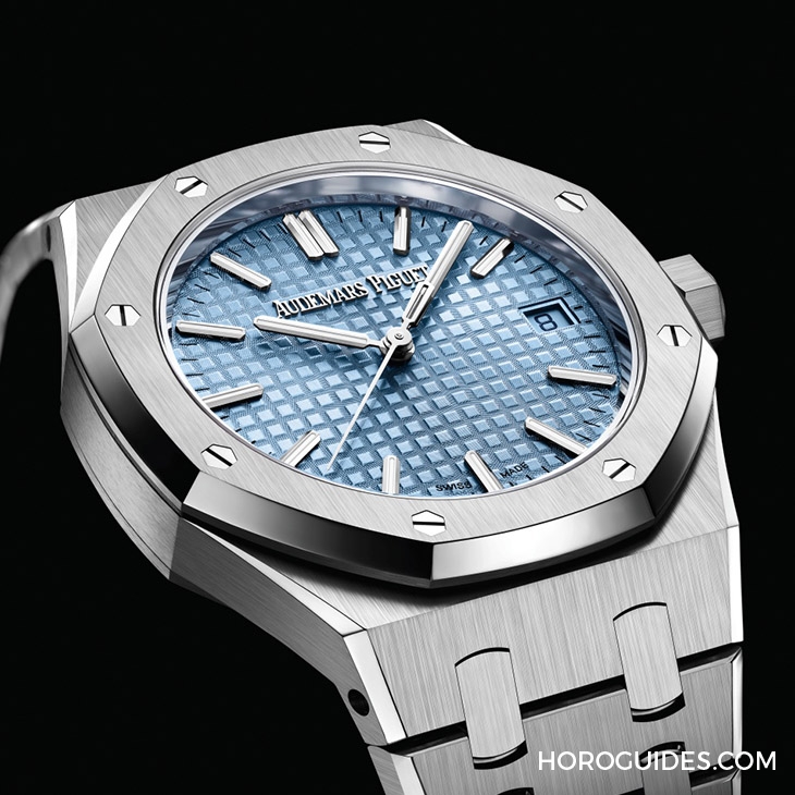 AUDEMARS PIGUET - ROYAL OAK - 16202ST.OO.1240ST.01 - 錶界Icon:細說愛彼Tapisserie格紋裝飾