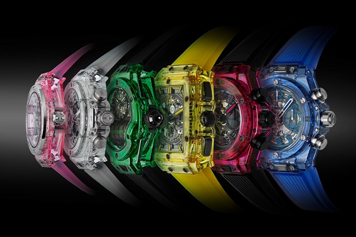 HUBLOT - SPIRIT OF BIG BANG - 645.JO.0120.RT - 腕錶市場潛力股必備特質:超限量、夠獨特|HUBLOT特別色藍寶石如何抓住目光