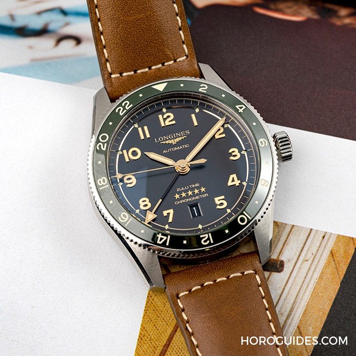 LONGINES - SPIRIT - L3.812.4.63.2 - 型男飛行任務 出動多時區功能｜浪琴表先行者系列Spirit Zulu Time