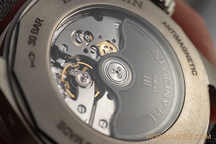 BLANCPAIN - FIFTY FATHOMS - 5054-1210-G52A - 允文允武的進階潛水錶:Blancpain五十噚深潛器全日曆月相腕錶