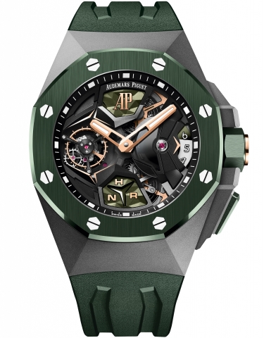 AUDEMARS PIGUET - ROYAL OAK - 26579CS.OO.1225CS.01 - 愛彼AUDEMARS PIGUET的陶瓷色彩張力,如何刷新Royal Oak皇家橡樹系列經典印象?